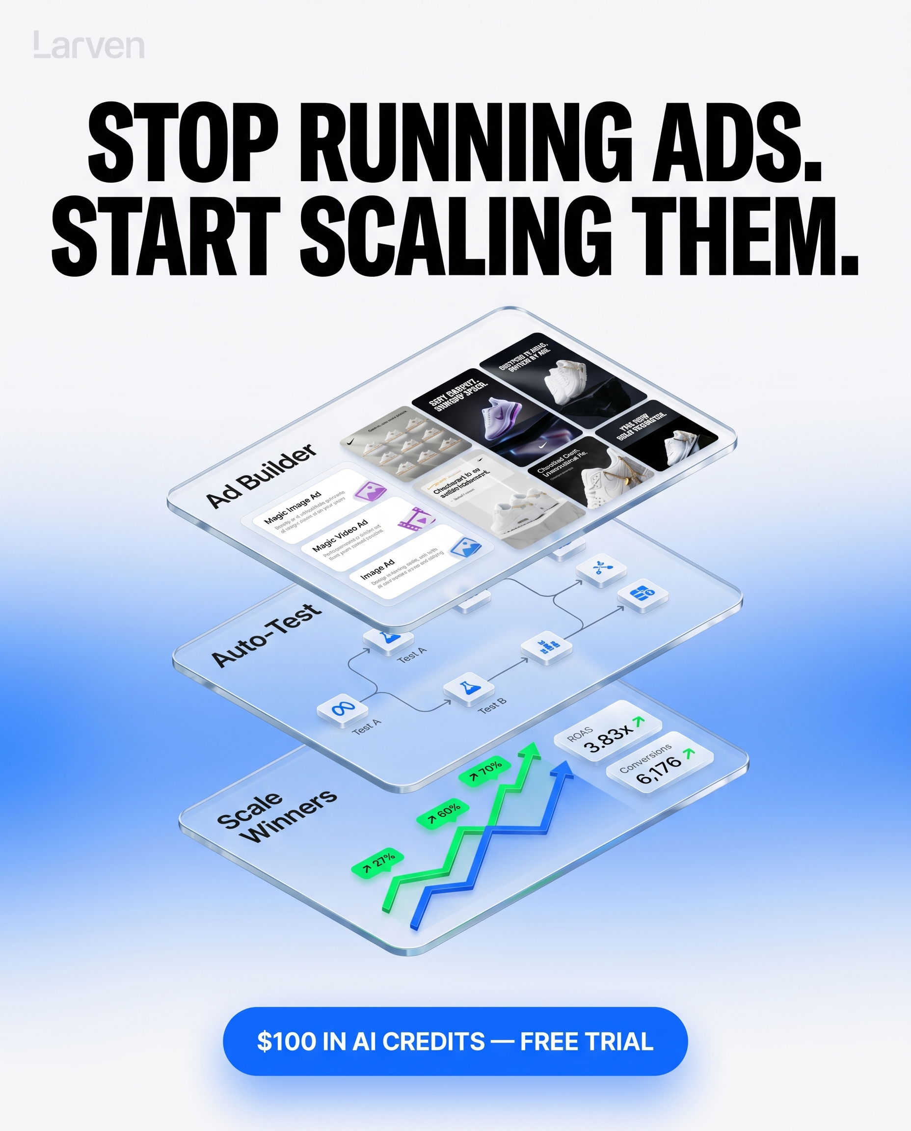 Larven AI Facebook ad