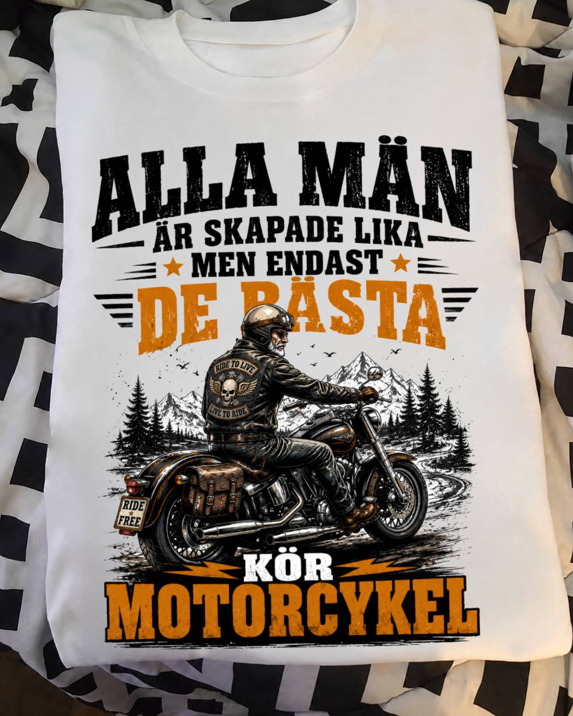Funny T-shirts Facebook ad: Beställ här: https://teefisk.com/motody
