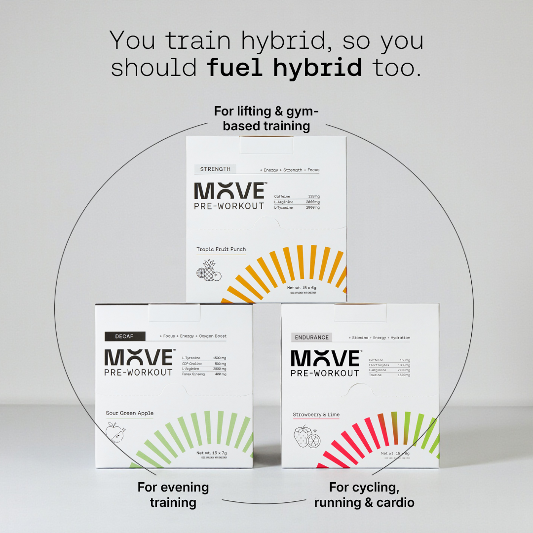 MOVE Pre-Workout Facebook ad