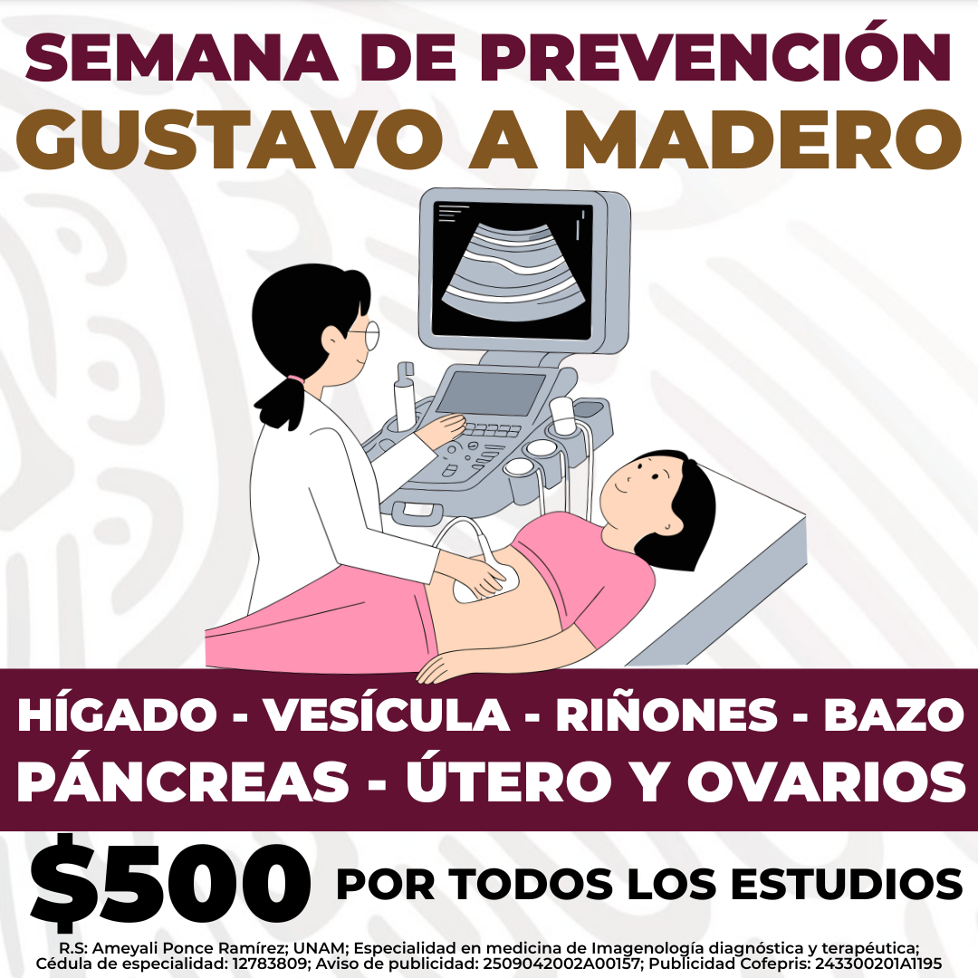 Fundación Del Doctor Bien México Facebook ad: Chequeo de abdomen completo en GAM