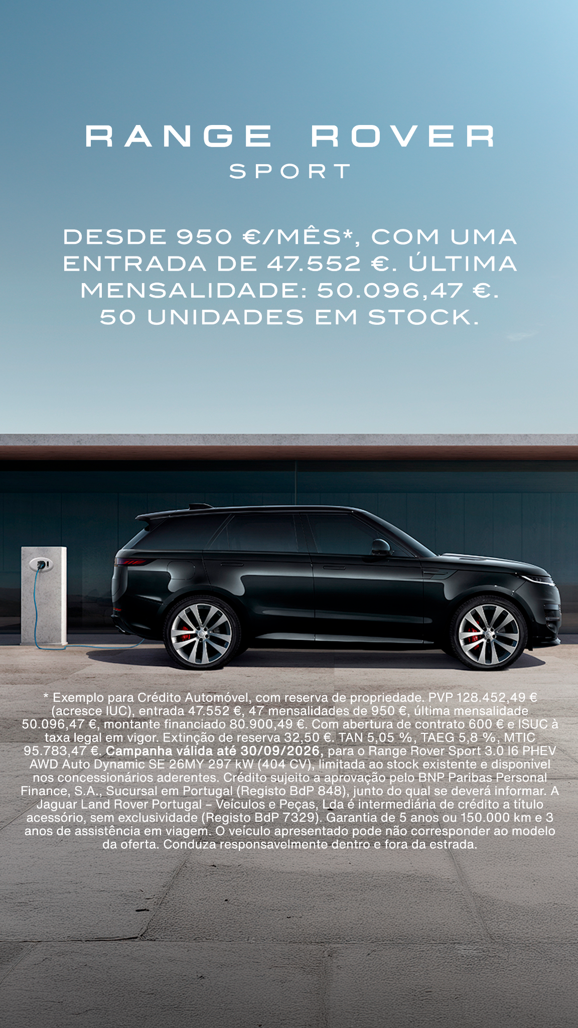 Range Rover Facebook ad