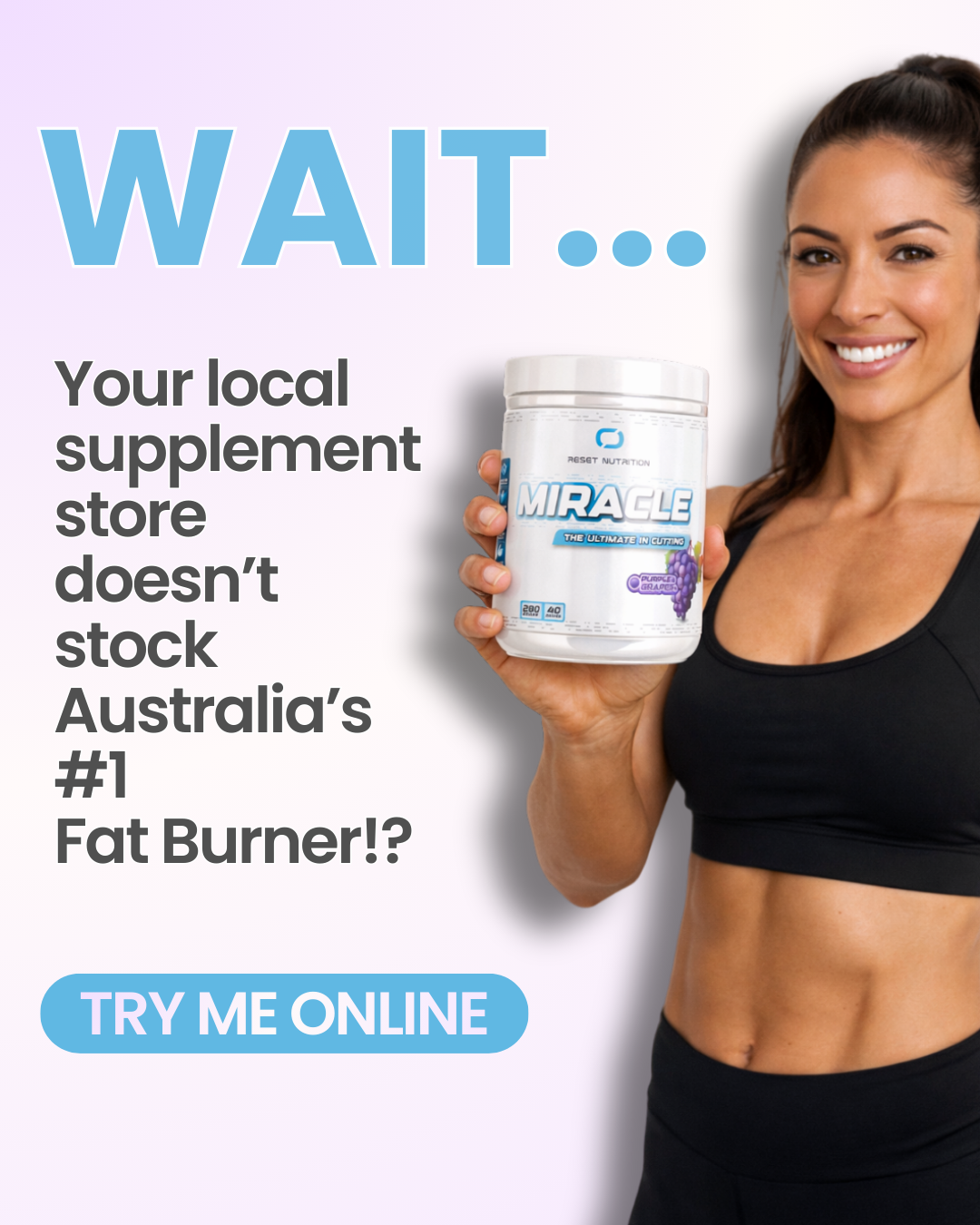 Reset Nutrition Facebook ad: You've been MISSING OUT!