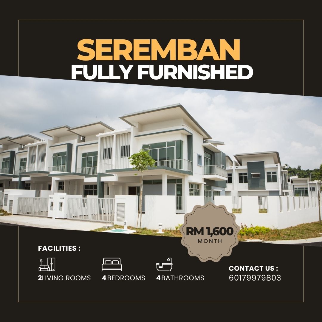 Property Below market price Facebook ad: Seremban Fully Furnished