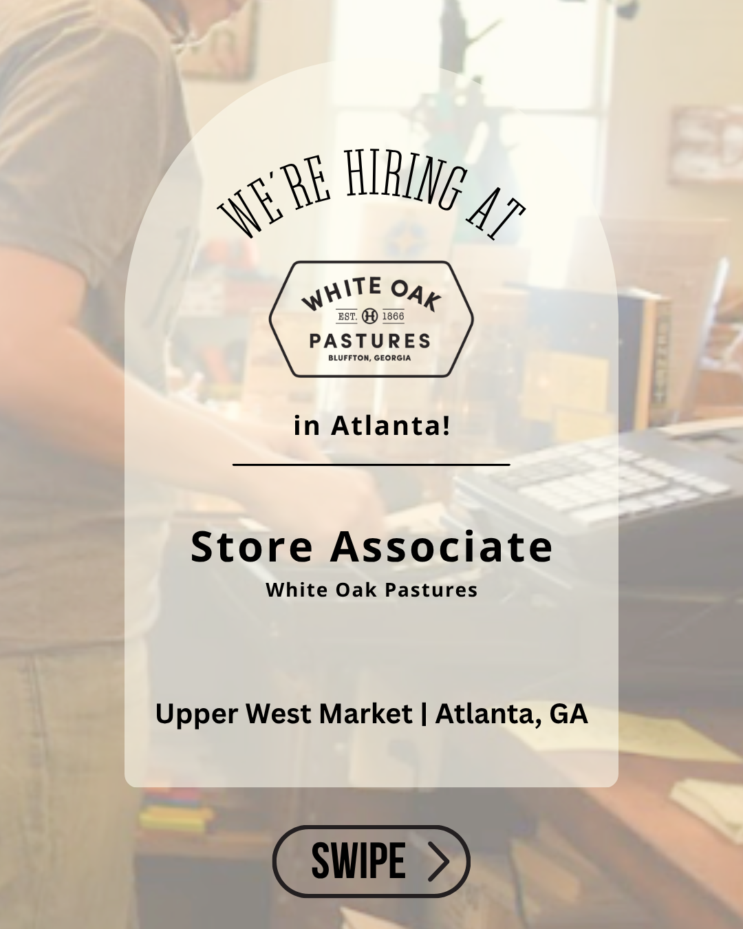 White Oak Pastures Facebook ad