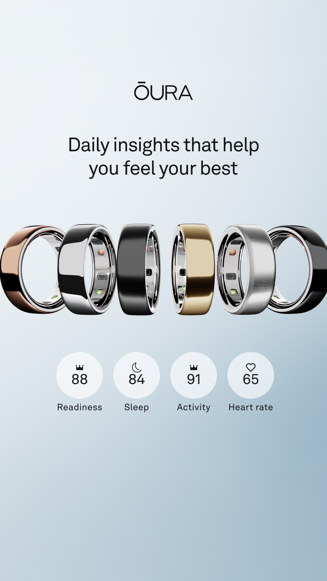 ŌURA Facebook ad