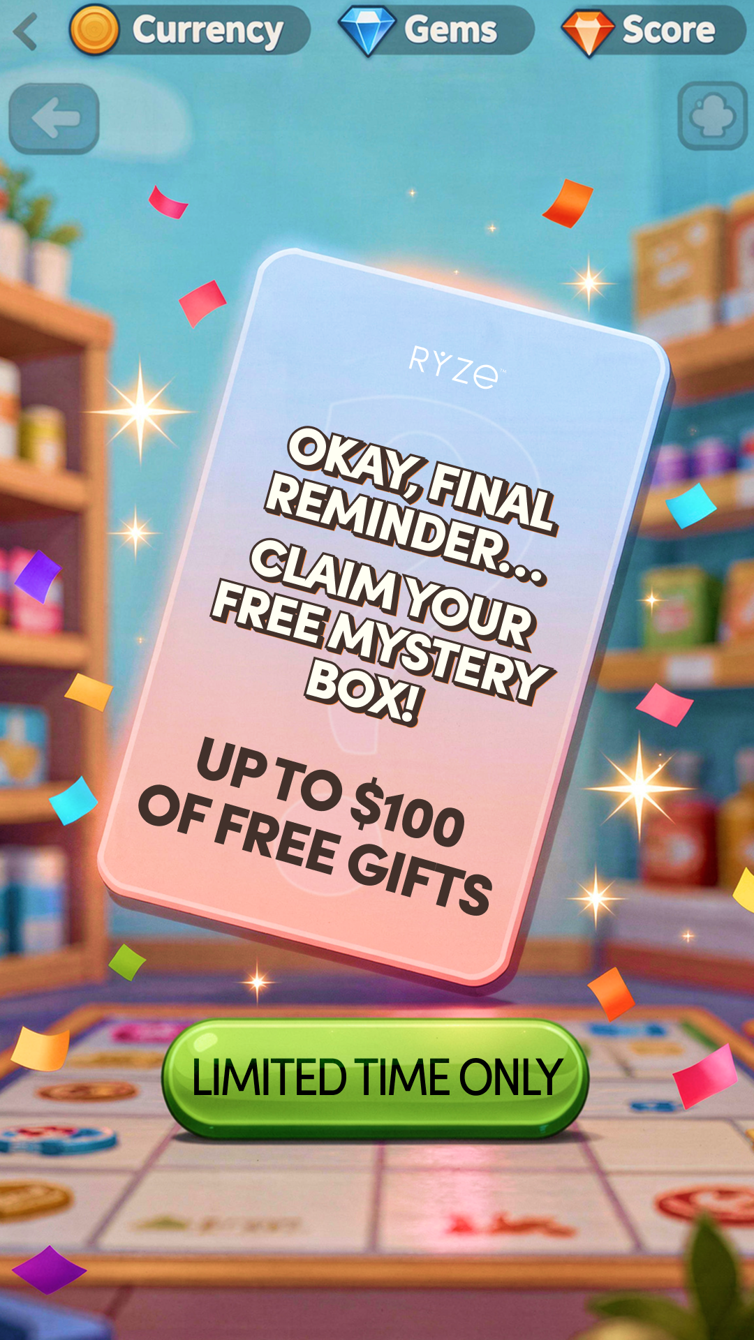 RYZE Superfoods Facebook ad