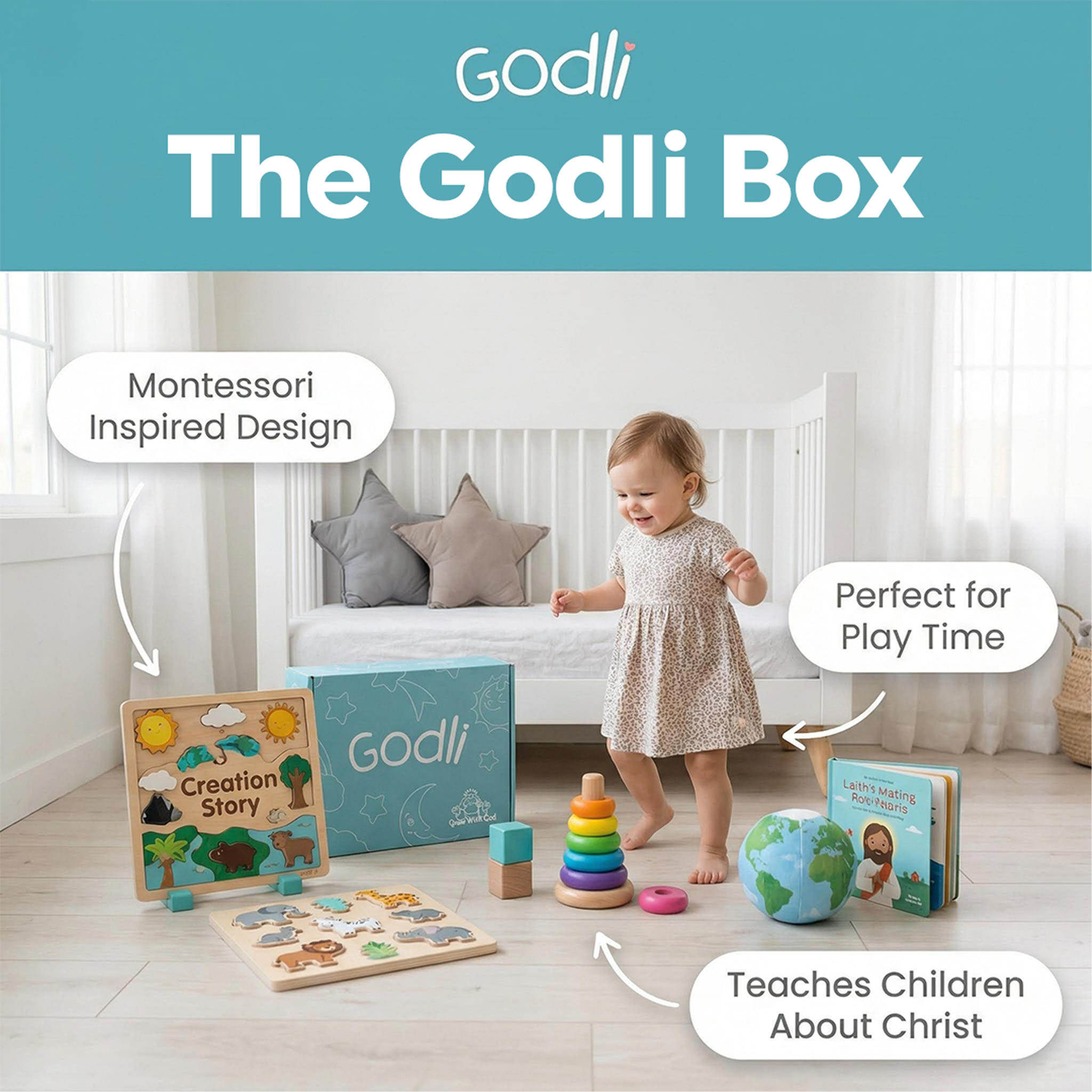 Godli Facebook ad: Help Your Child Grow With God