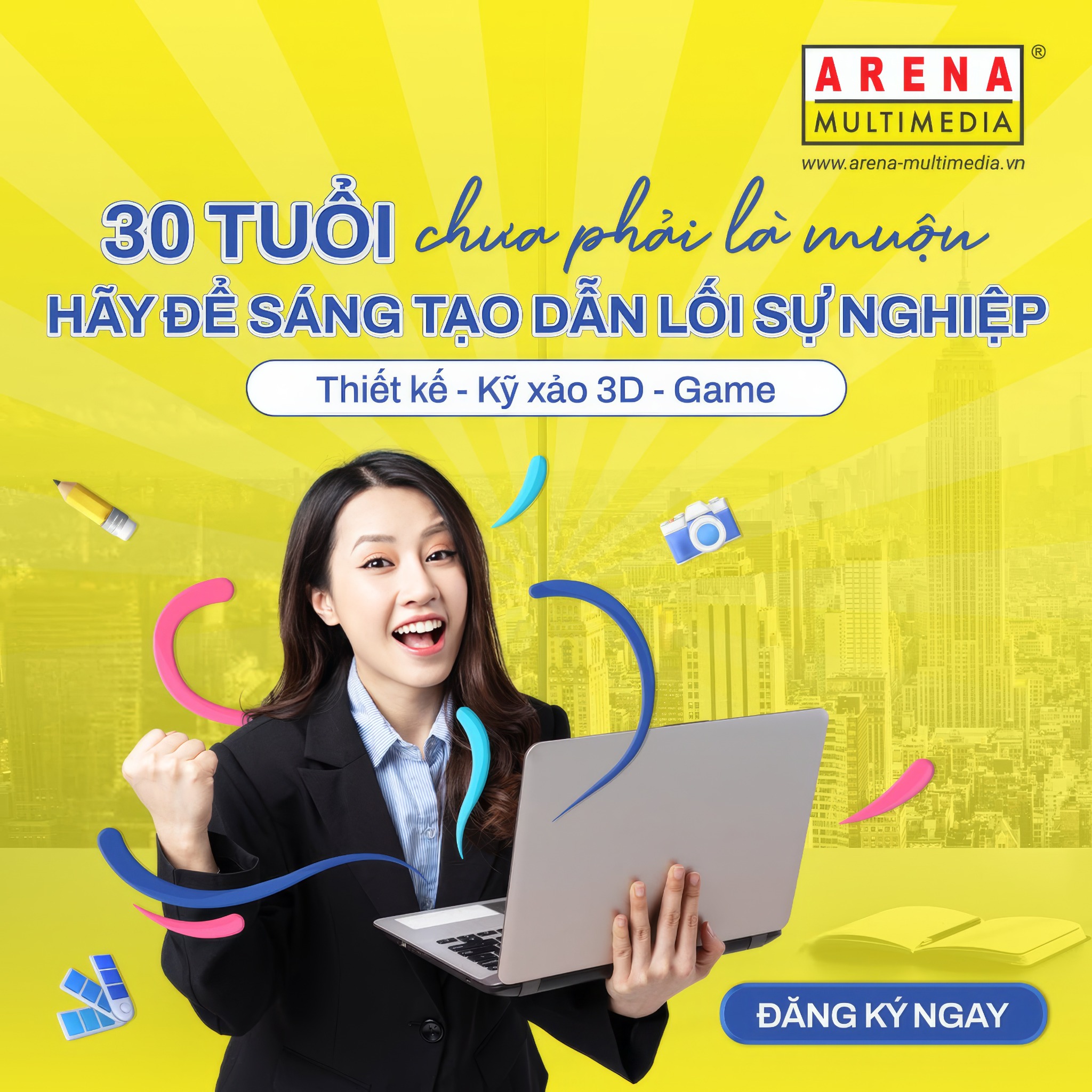 Arena Multimedia TP. HCM Facebook ad: ƯU ĐÃI TRAO TAY - NHẬP HỌC SỚM NGAY