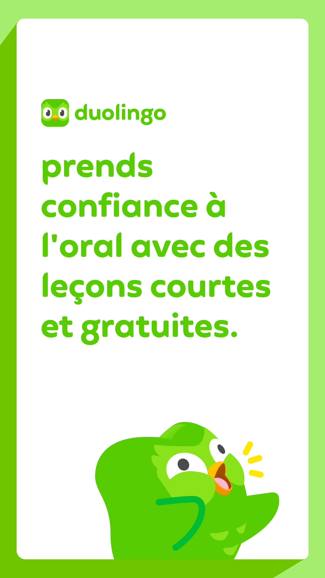 Duolingo Facebook ad