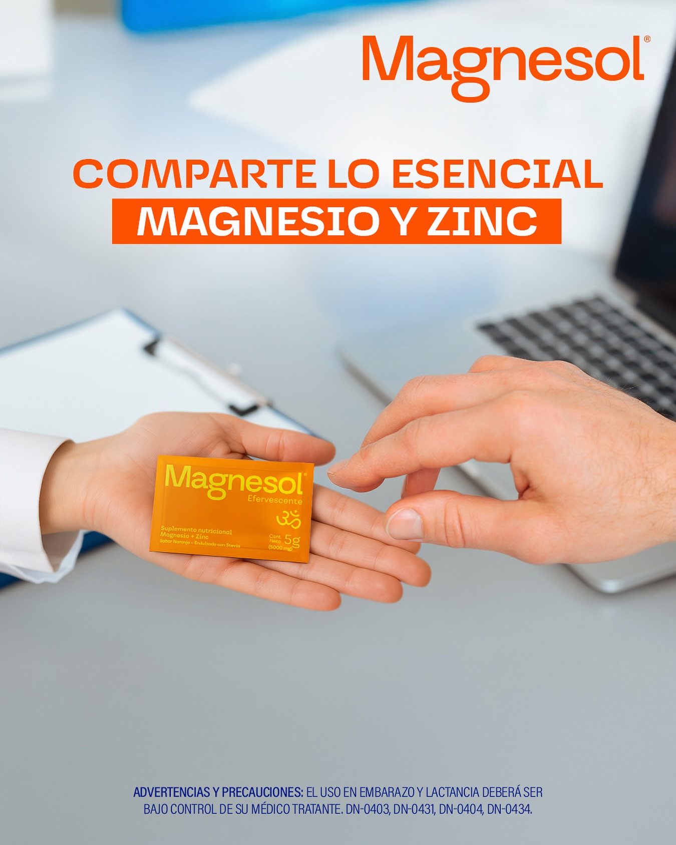 MAGNESOL Facebook ad: Comparte lo esencial.
