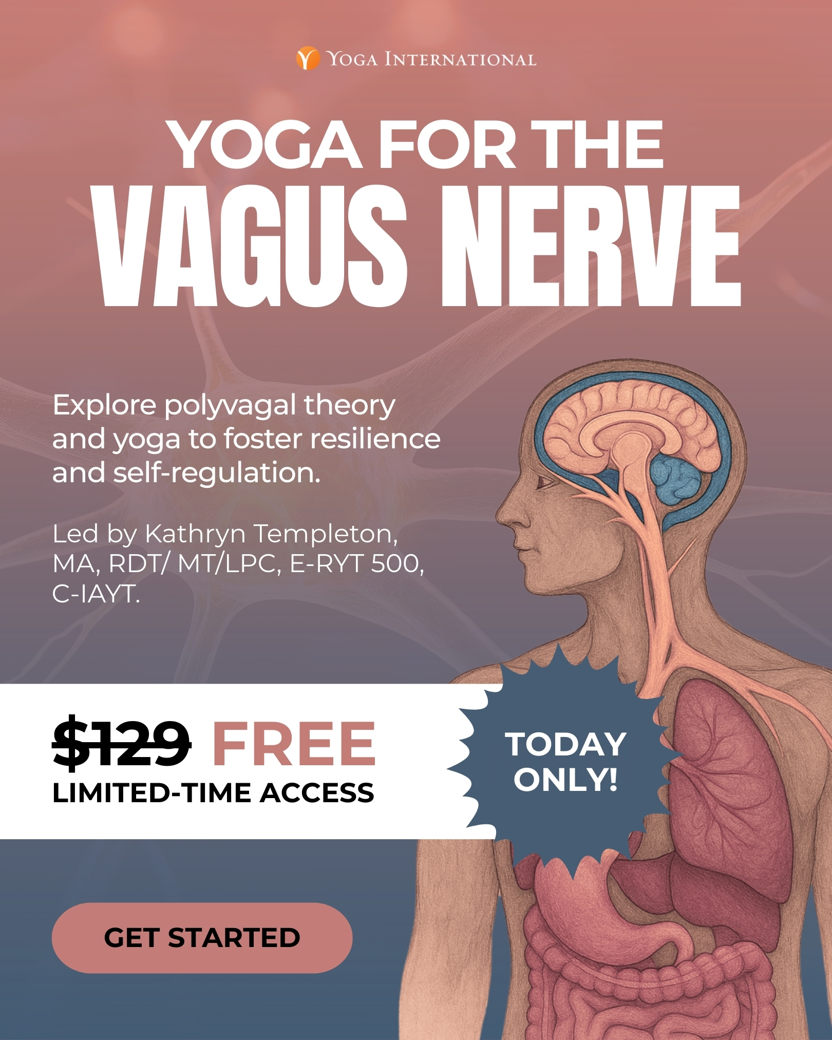 Yoga International Facebook ad