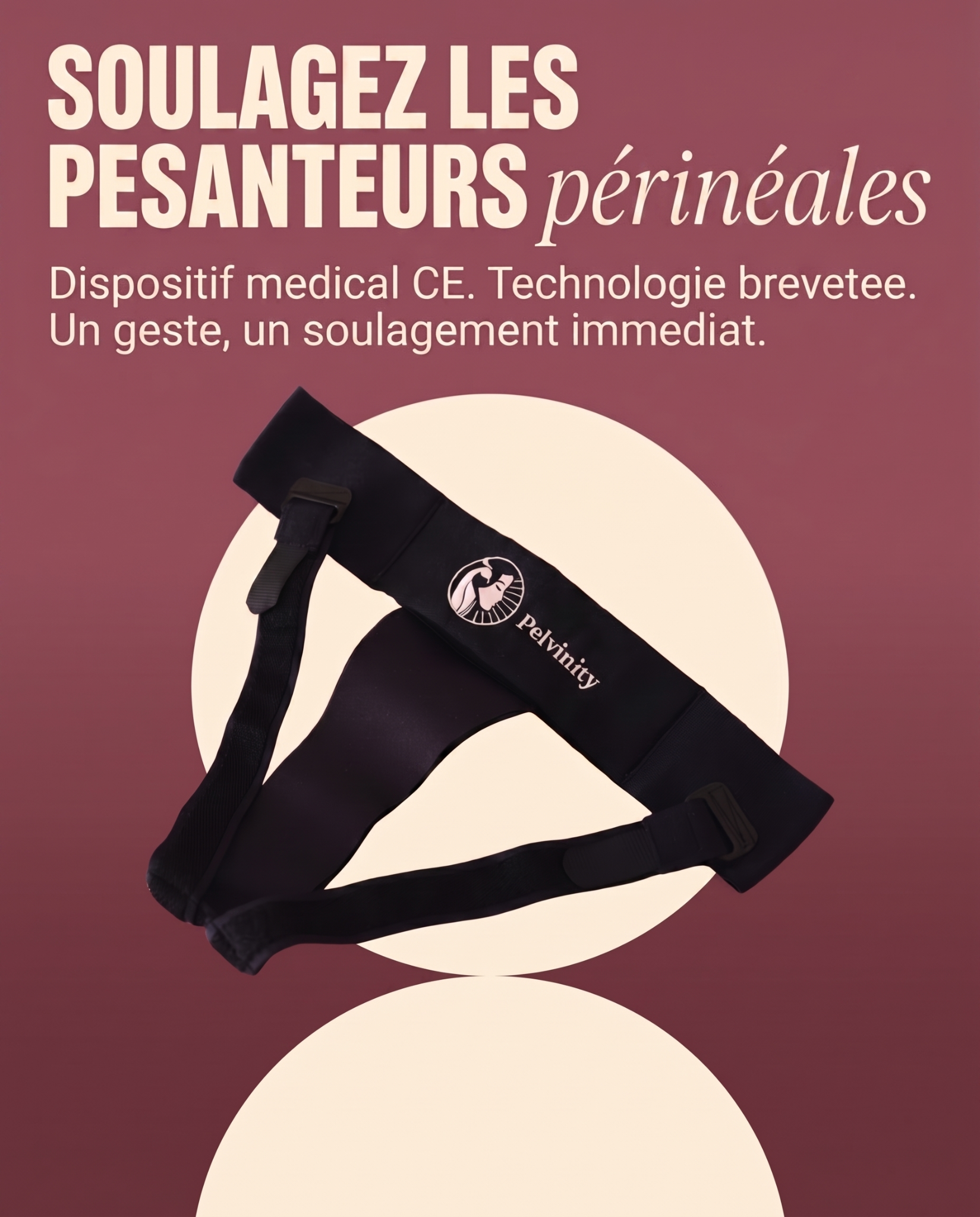 Herapreg Facebook ad: Retrouvez votre liberté de mouvement