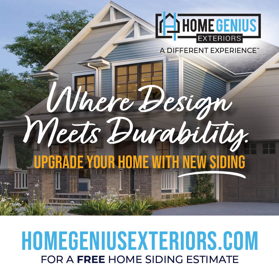 Home Genius Exteriors Facebook ad