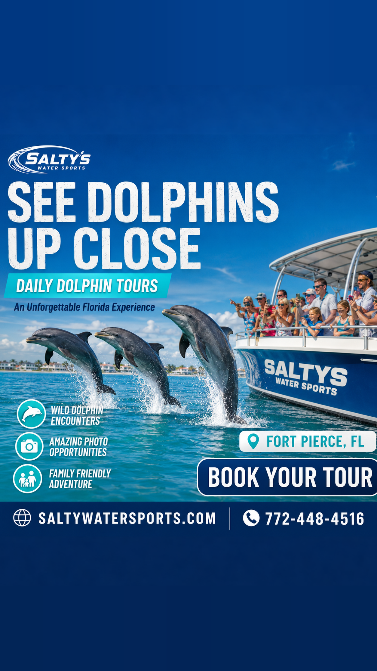 Salty’s Water Sports Boat & Jet Ski Rental Facebook ad