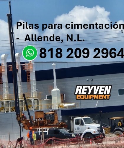 Sofia Lozano Facebook ad: Pilas para cimentación Piloteadora Pilotes