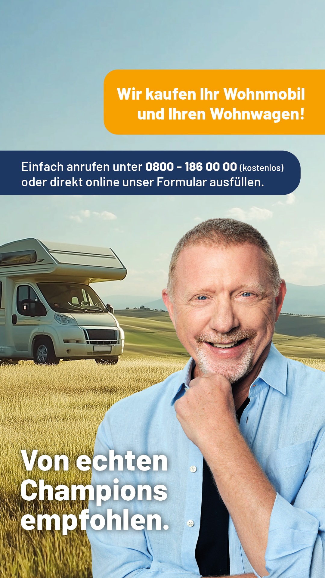 Wohnmobilpark GmbH Facebook ad from Mar 25, 2025