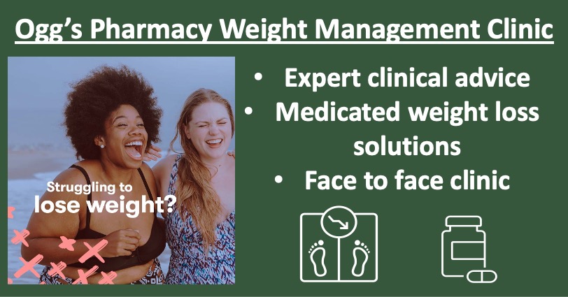 Ogg's Pharmacy Facebook ad: Weight Management Service | Ogg's Pharmacy