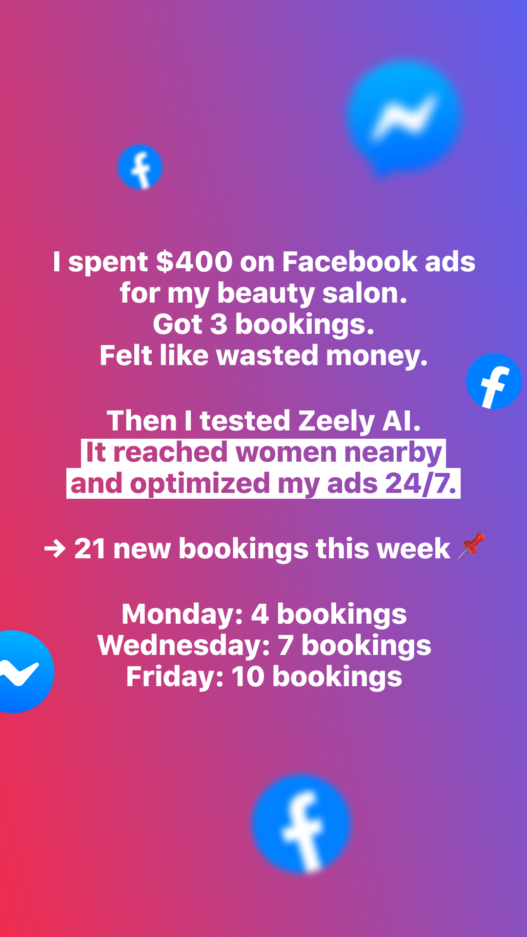 Zeely Facebook ad