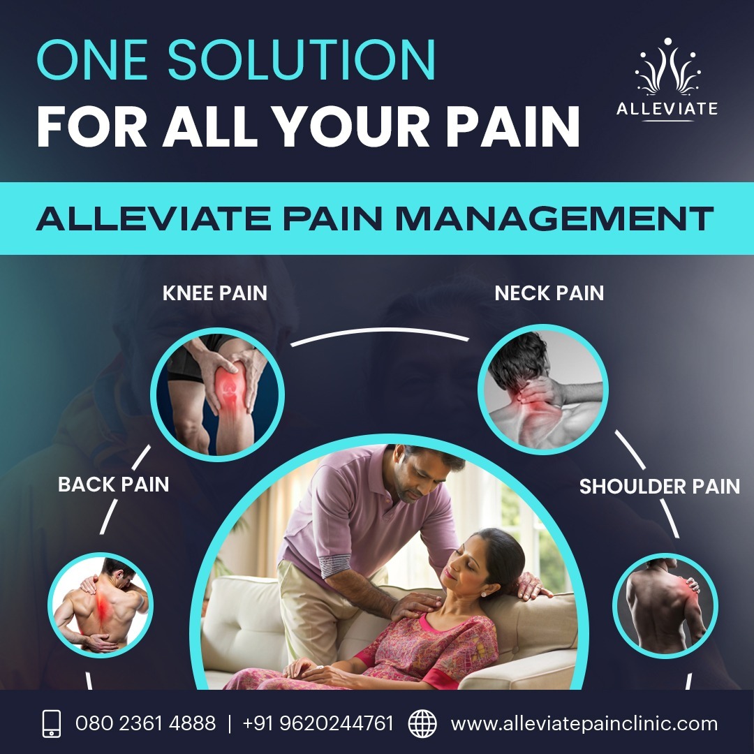 Alleviate Pain Clinic Facebook ad: Chat with us
