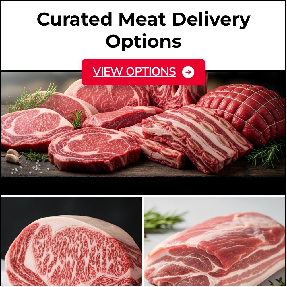QuickSearches Radiance Facebook ad: Delight In Curated Meat Surprises At Your Door.
