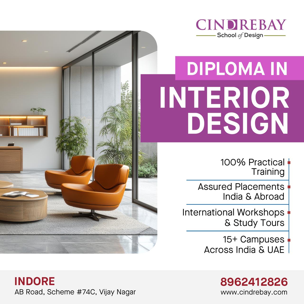 Cindrebay School of Design Facebook ad