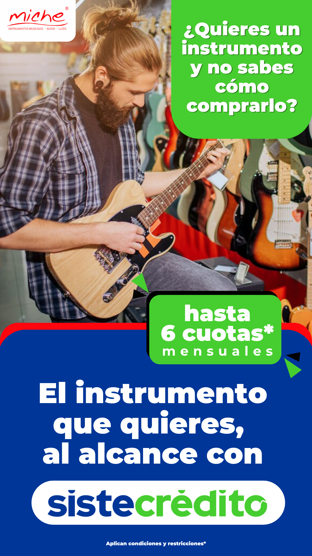 Miche Instrumentos Musicales Facebook ad