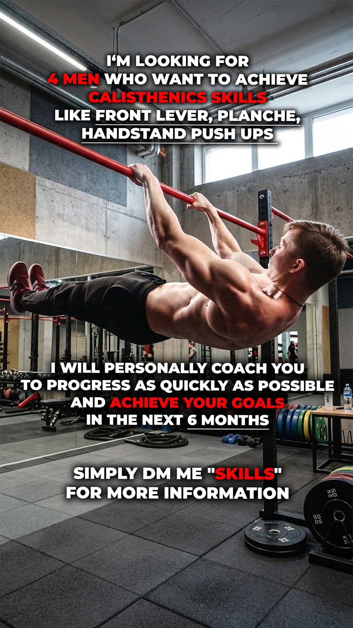 Lauris Leikarts Facebook ad: SEND ME A DM SKILLS IF YOU MEET…