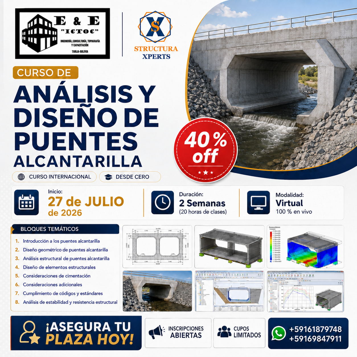Ingeniería Cursos de Capacitación y Actualización Facebook ad