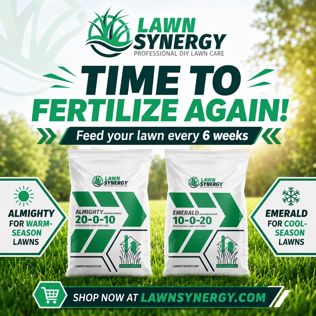 Lawn Synergy Facebook ad