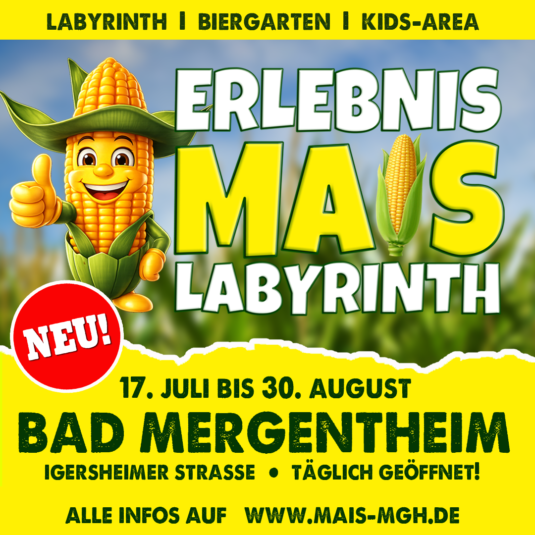 Erlebnis-Maislabyrinth - Bad Mergentheim Facebook ad: Der perfekte Sommer im neuen ERLEBNIS-MAISLABYRINTH in Bad…