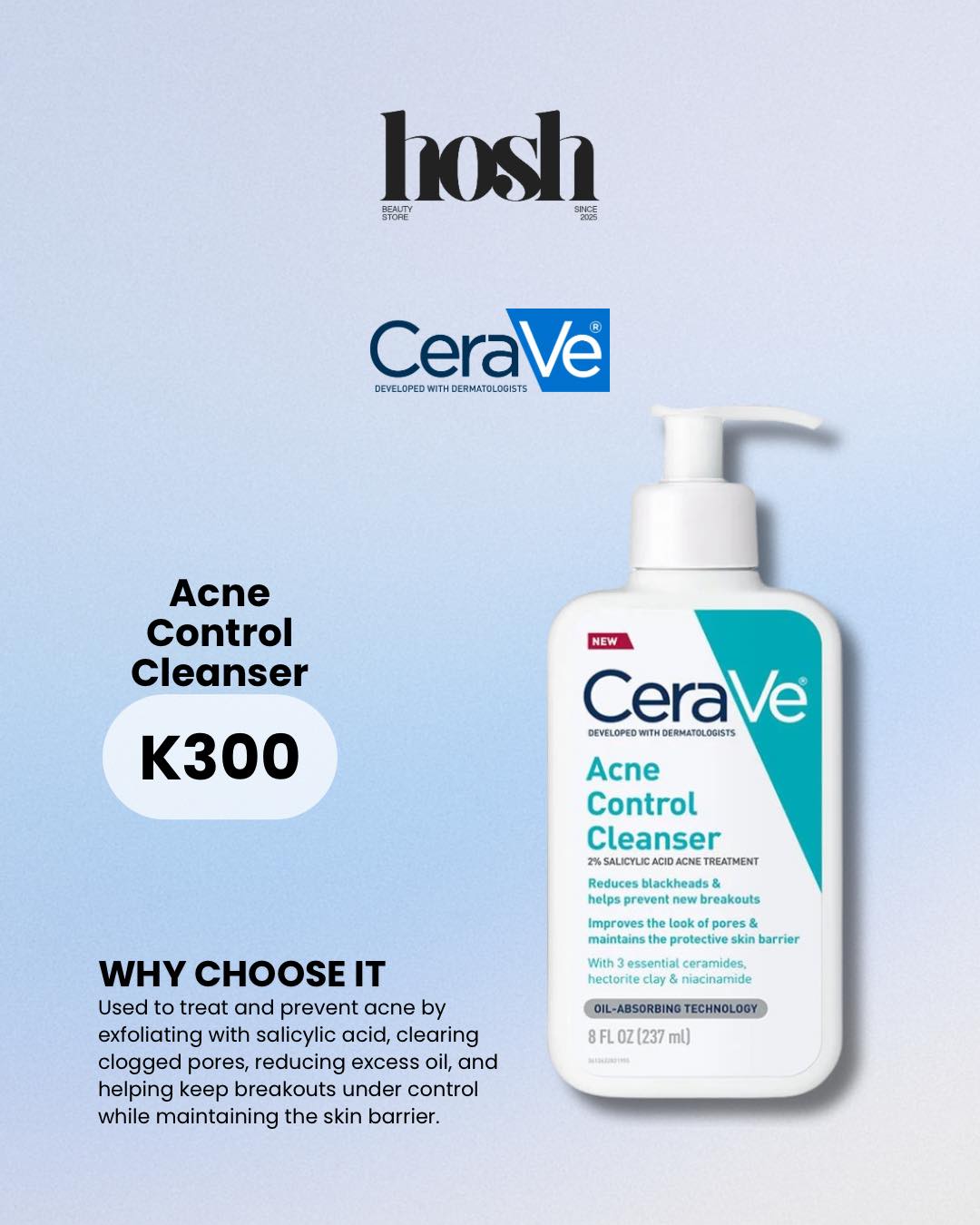 Hosh Facebook ad: New stock is in