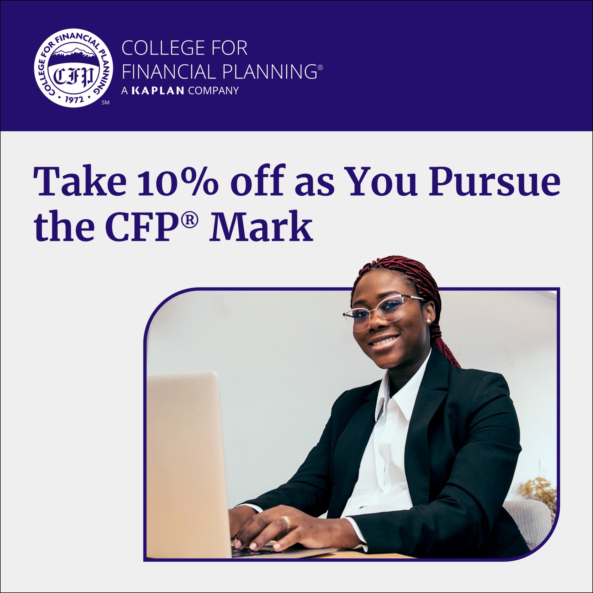 Kaplan Financial Education Facebook ad