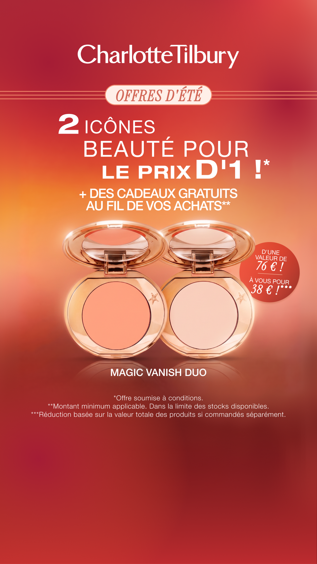 Charlotte Tilbury Facebook ad