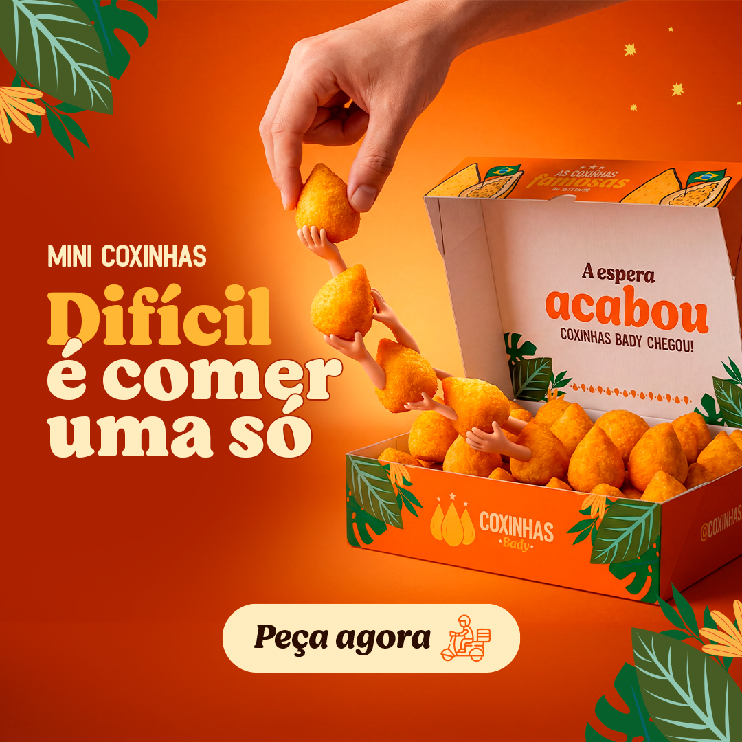 Coxinhas Bady Facebook ad: PEÇA JÁ