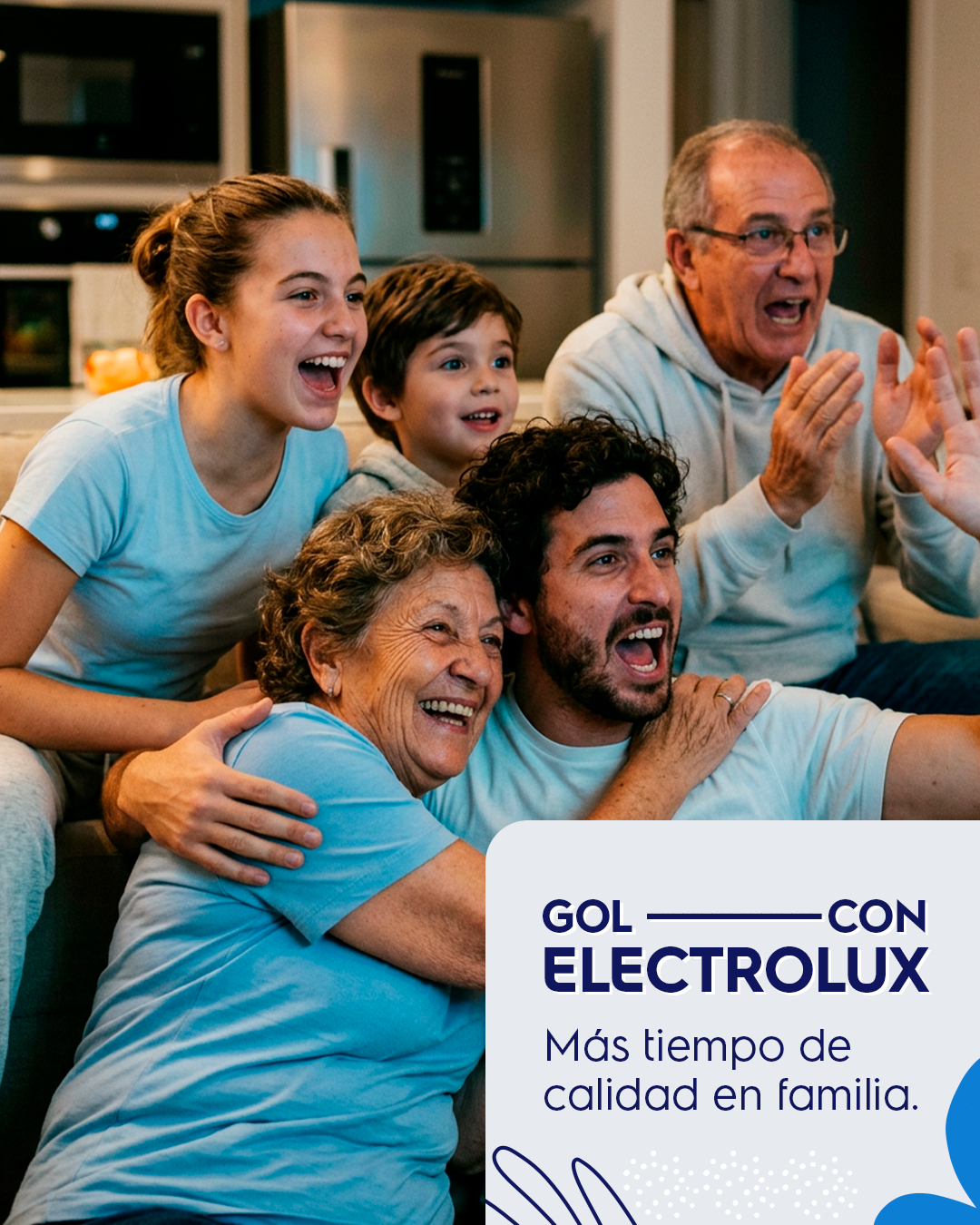 Electrolux Facebook ad: Con Electrolux, transformá la rutina en más momentos…