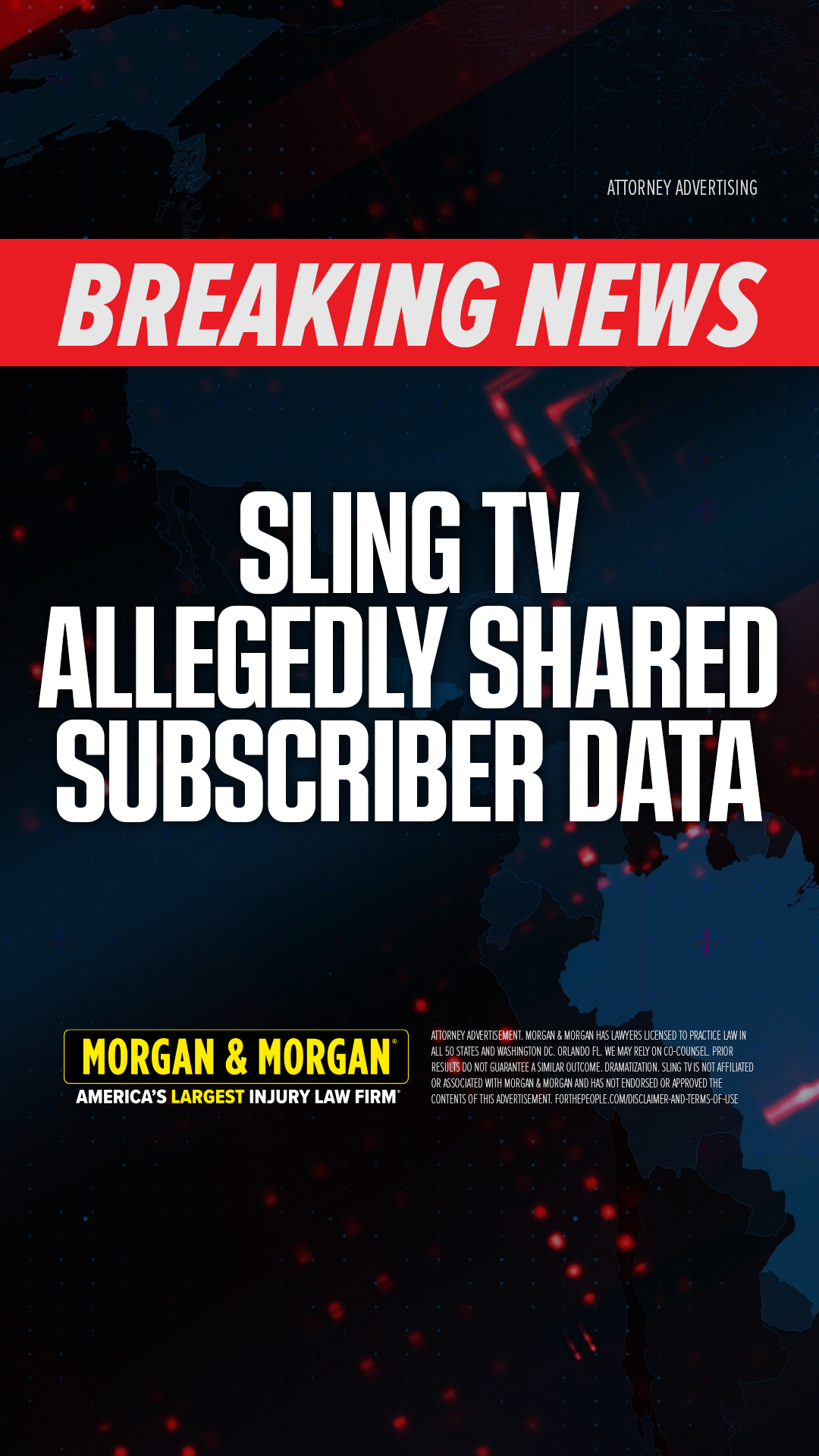 Morgan & Morgan Facebook ad