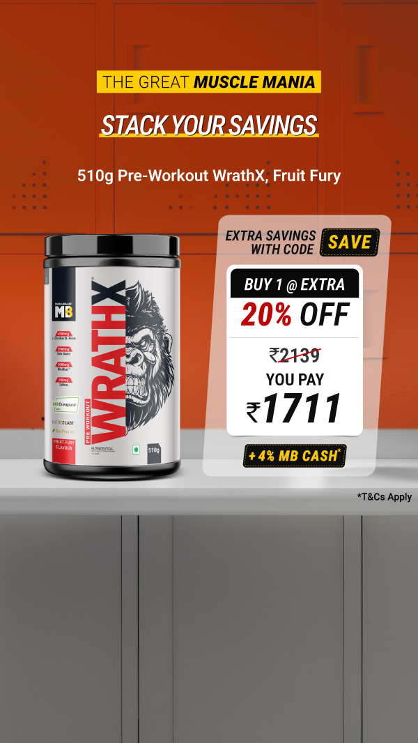 MuscleBlaze Facebook ad