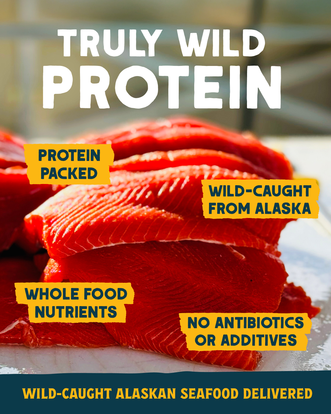 Wild Alaskan Company Facebook ad: Get $25 Off Your First Box