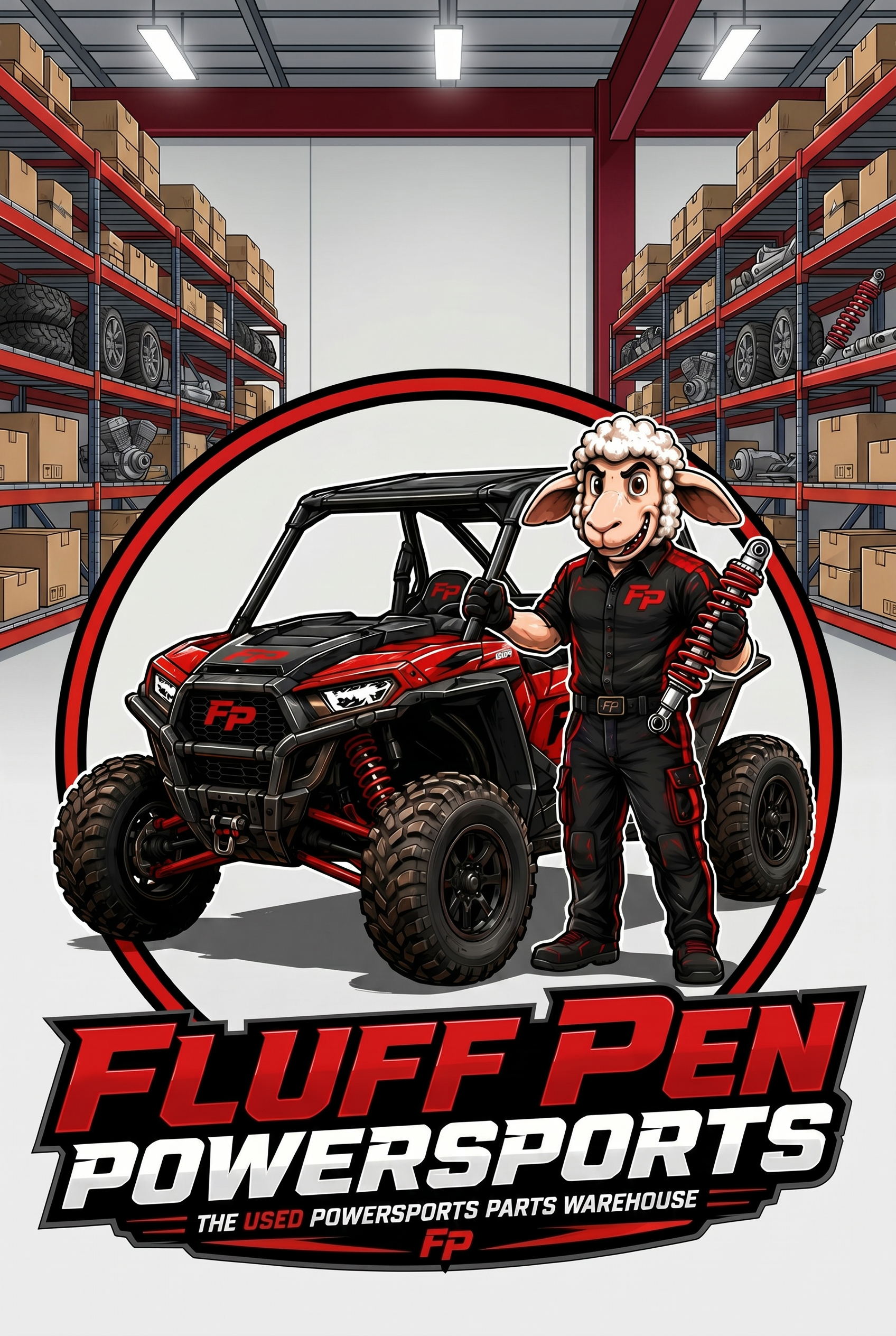 Fluff Pen Powersports Facebook ad: Struggling to find affordable OEM parts for your UTV?