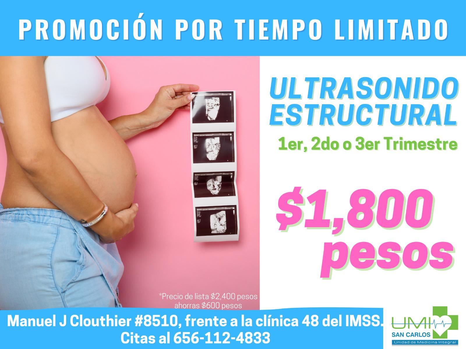 Unidad Medica San Carlos Facebook ad from Jan 29, 2026