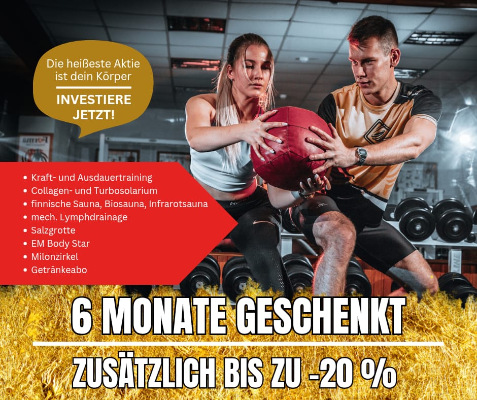 Nonstop Fitness Wernberg e.V. Facebook ad: 6 Monate geschenkt