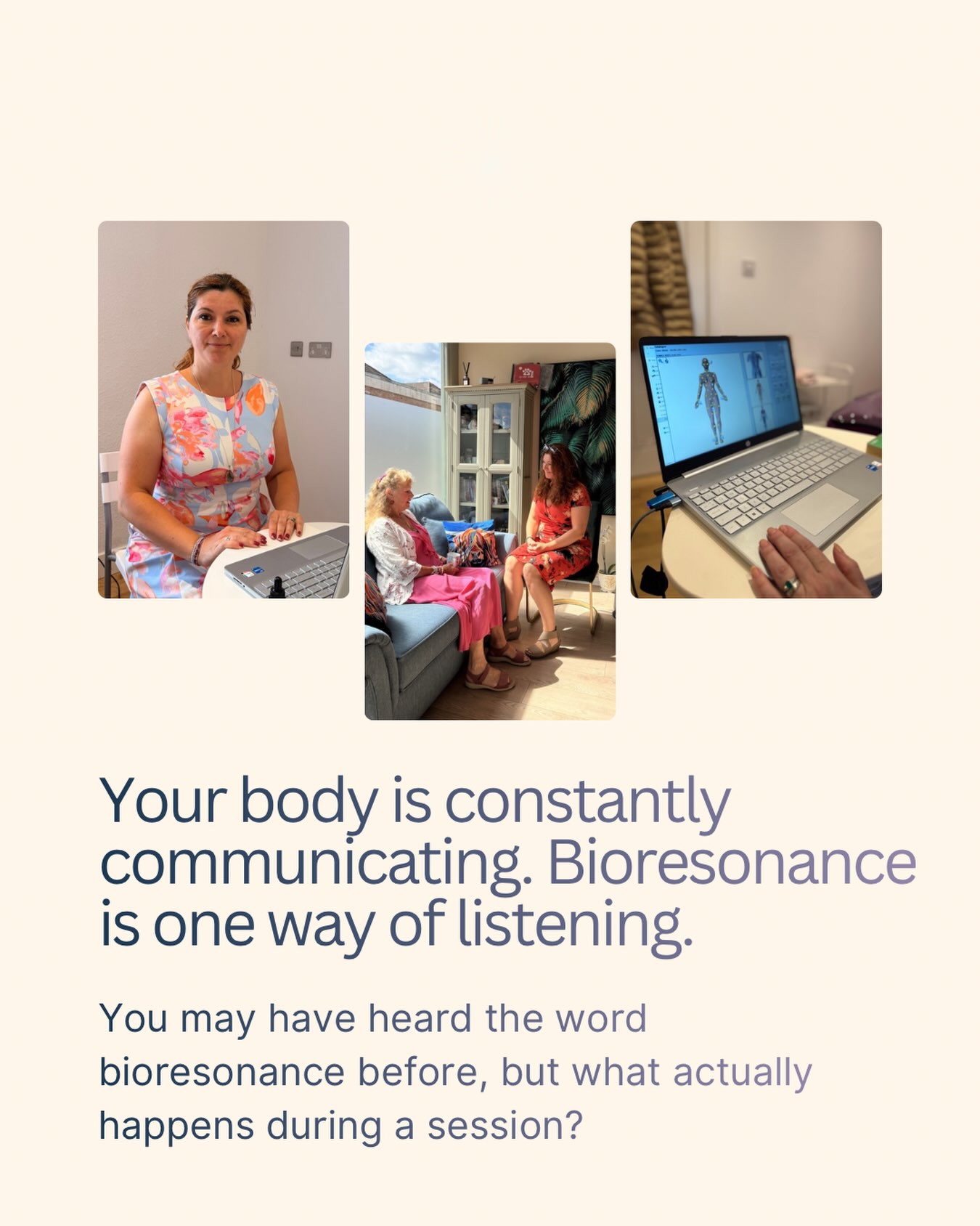 Bio resonance Facebook ad: Bioresonance therapy is a non-invasive approach that looks…