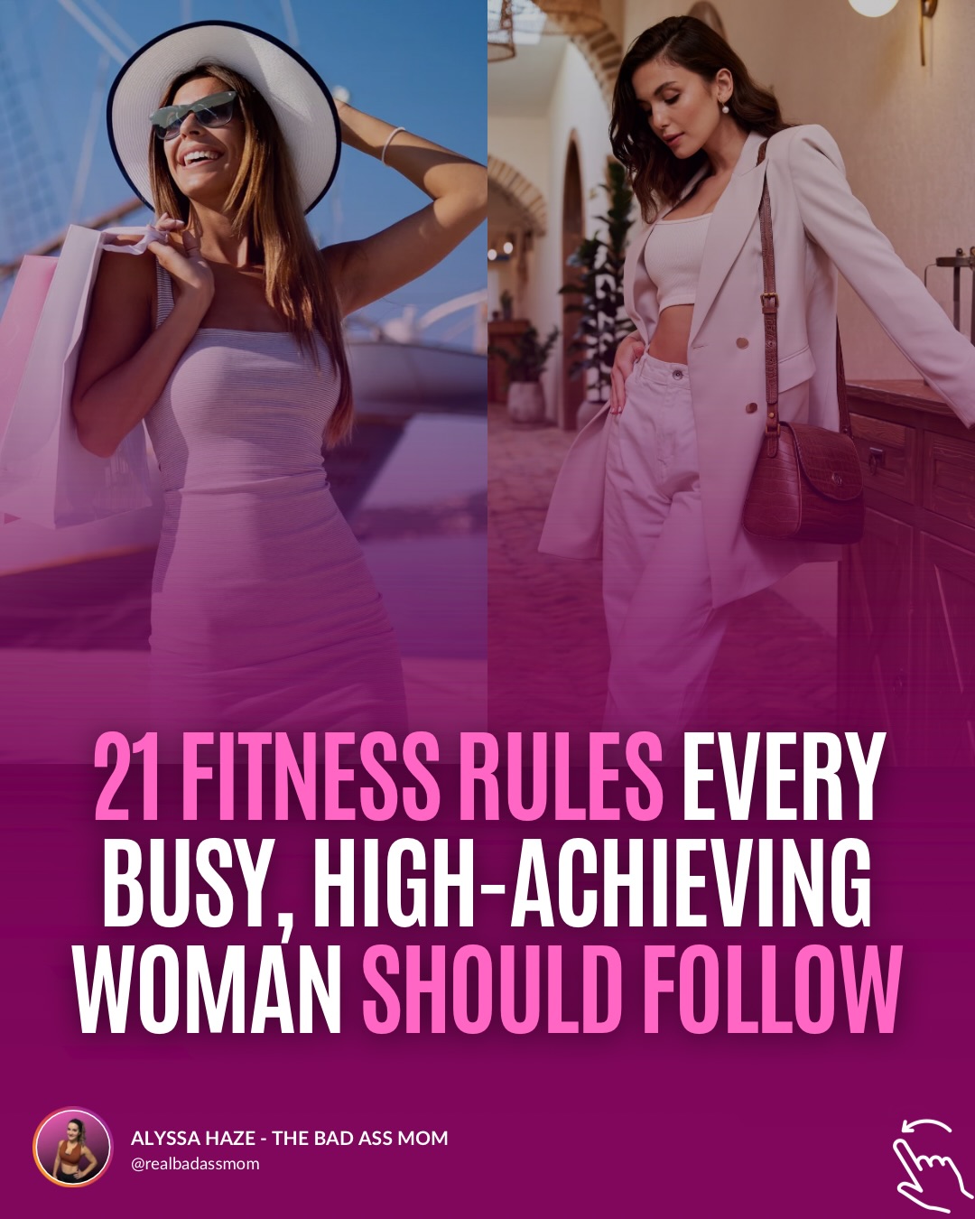 Alyssa Haze Facebook ad: Follow @realbadassmom if you’re a high-achieving mom that…