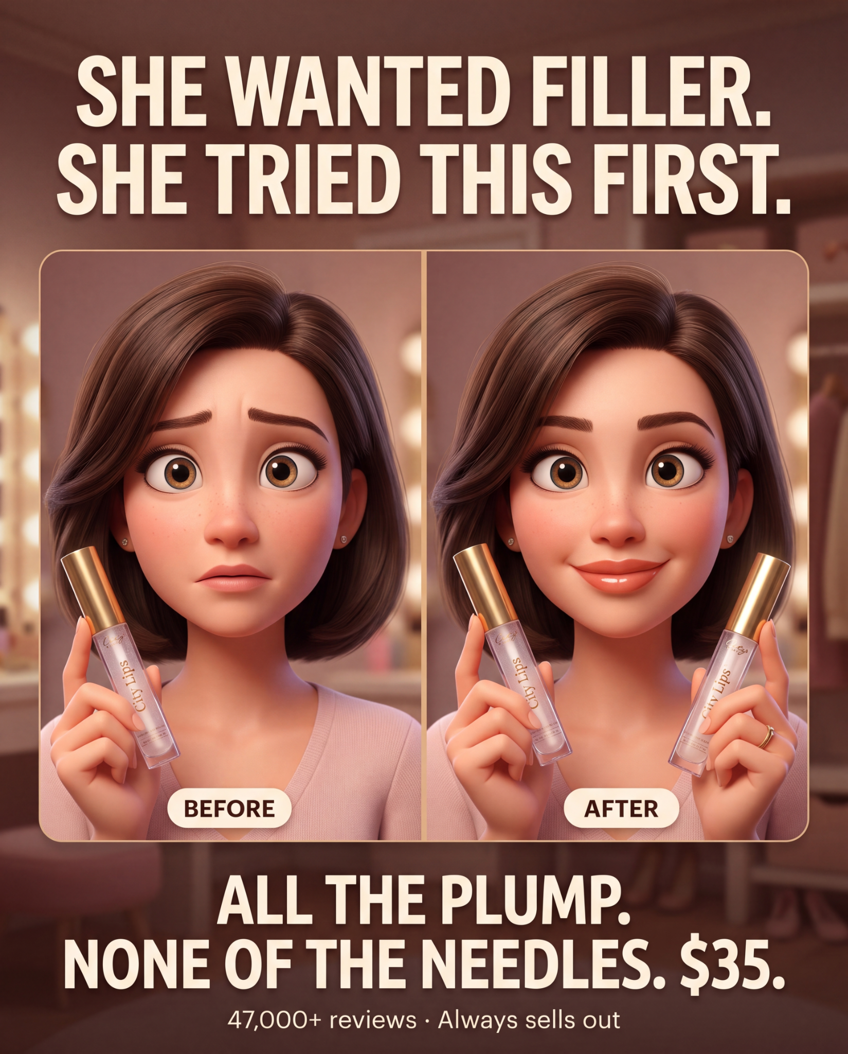 City Beauty Facebook ad
