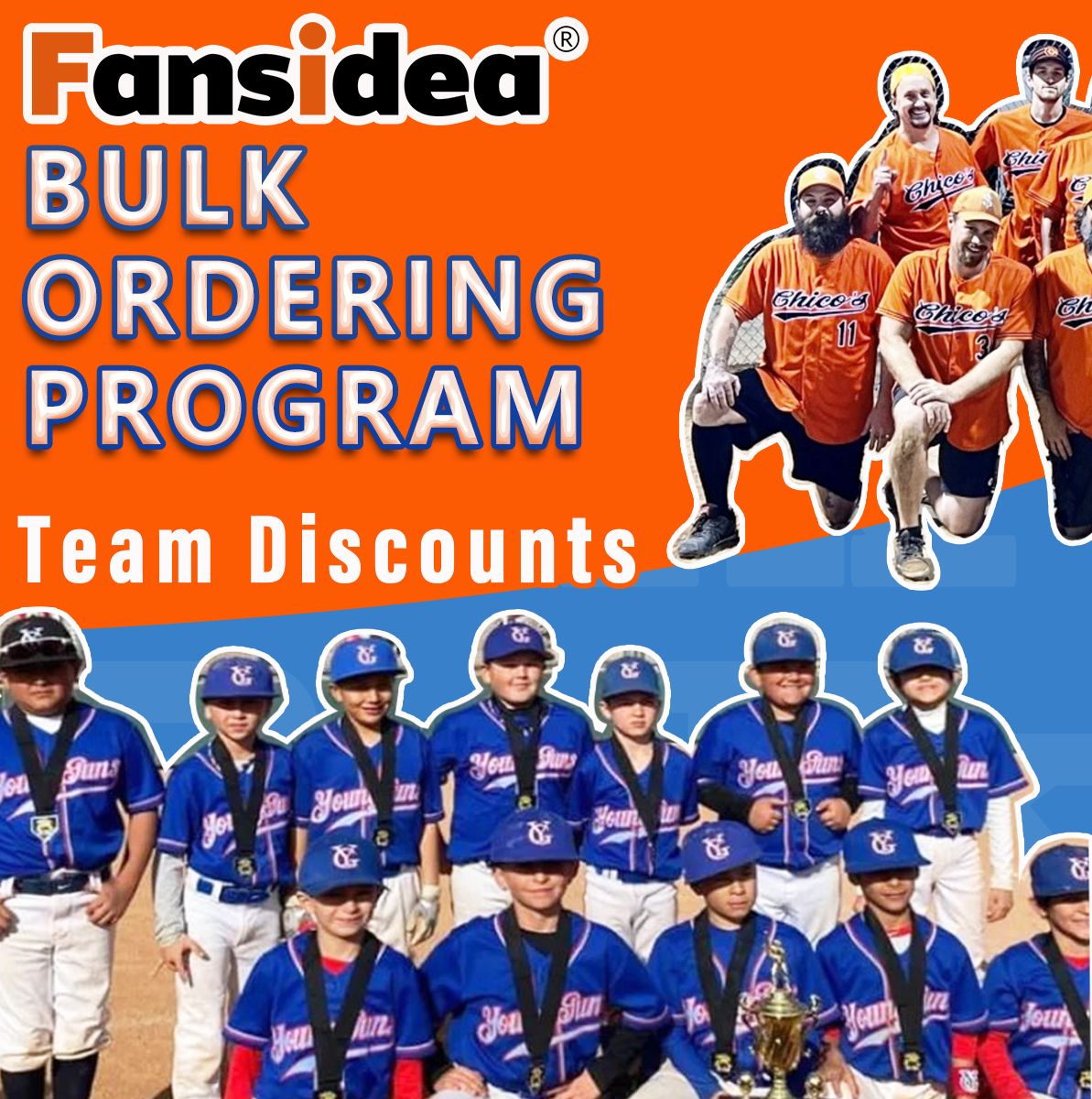 Fansidea.com Facebook ad: Fansidea offer competitive pricing on large orders and…