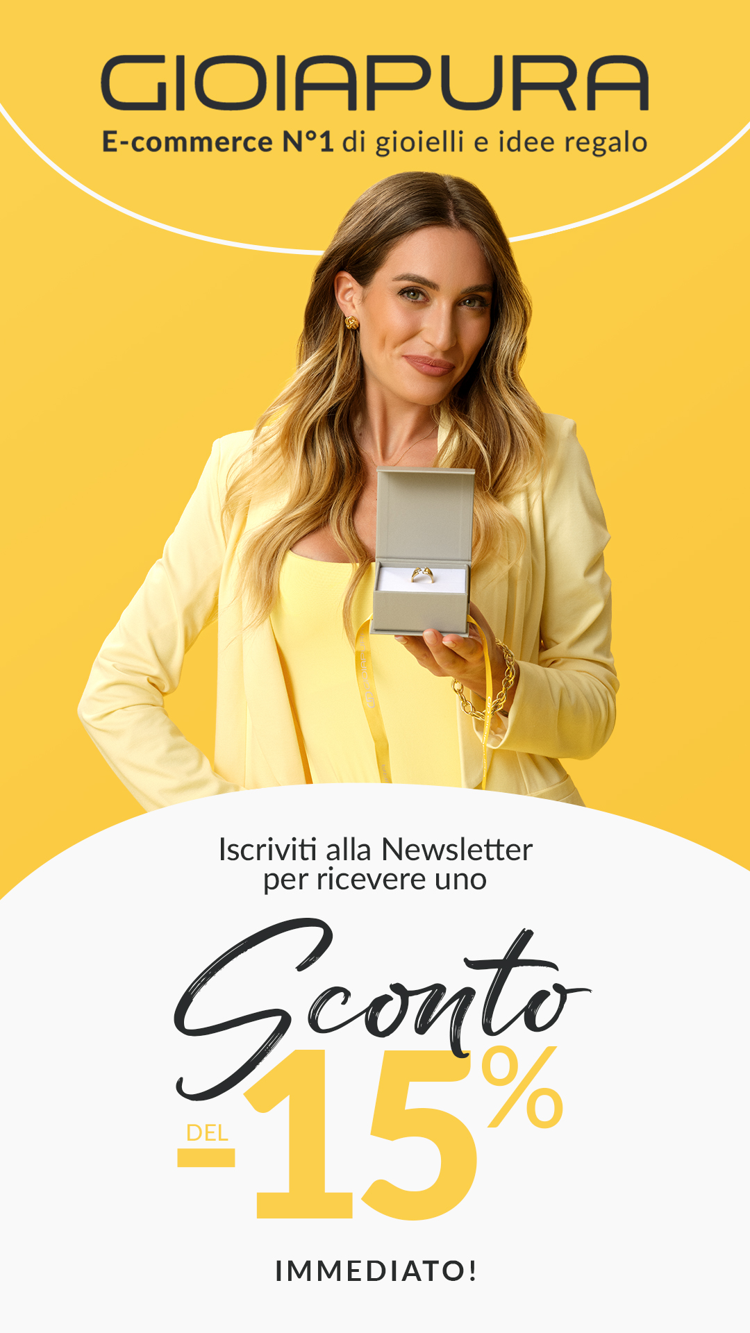 GIOIAPURA Facebook ad: Iscriviti alla newsletter GioiaPura