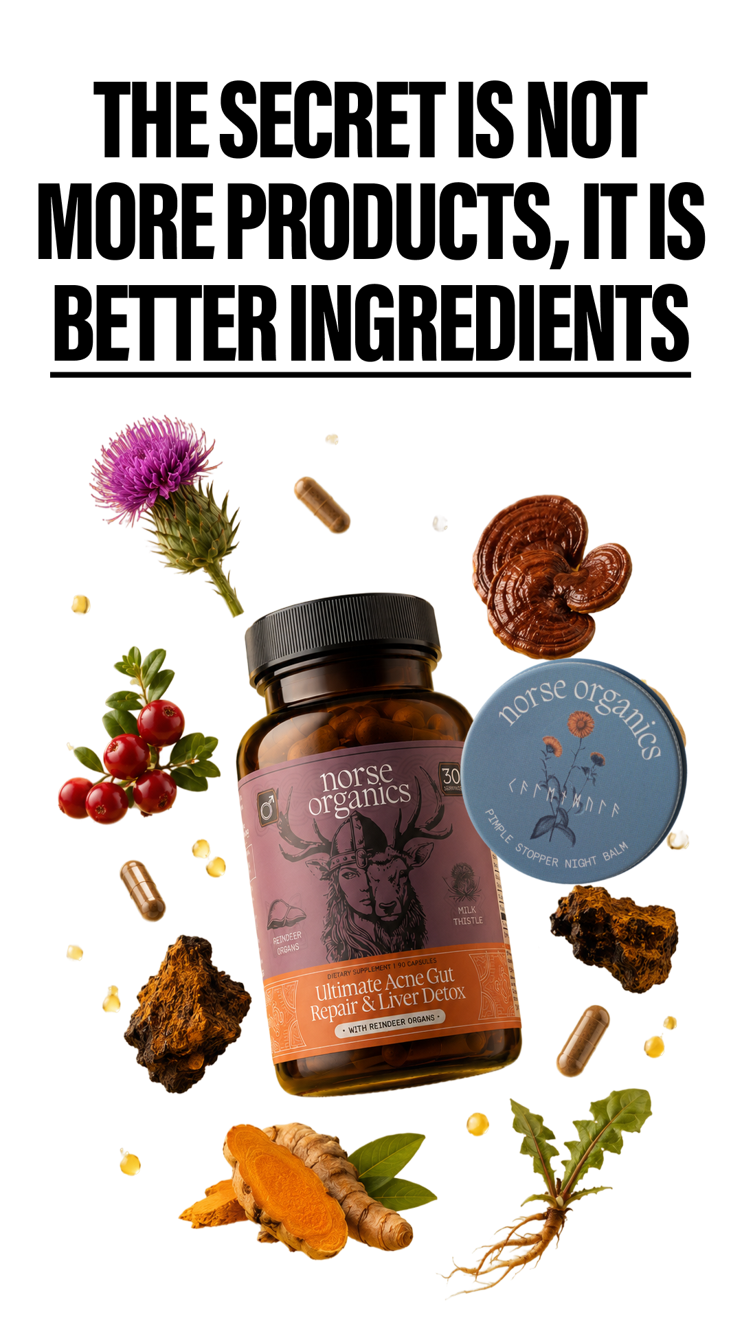 Norse Organics Facebook ad