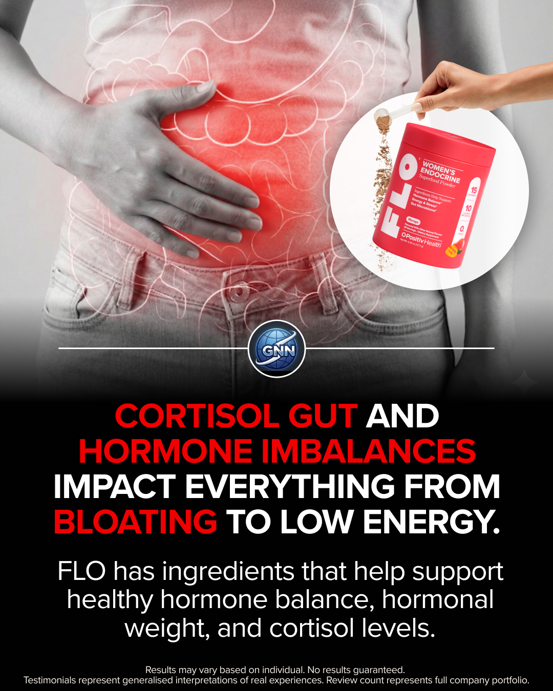 O Positiv Women's Health Facebook ad