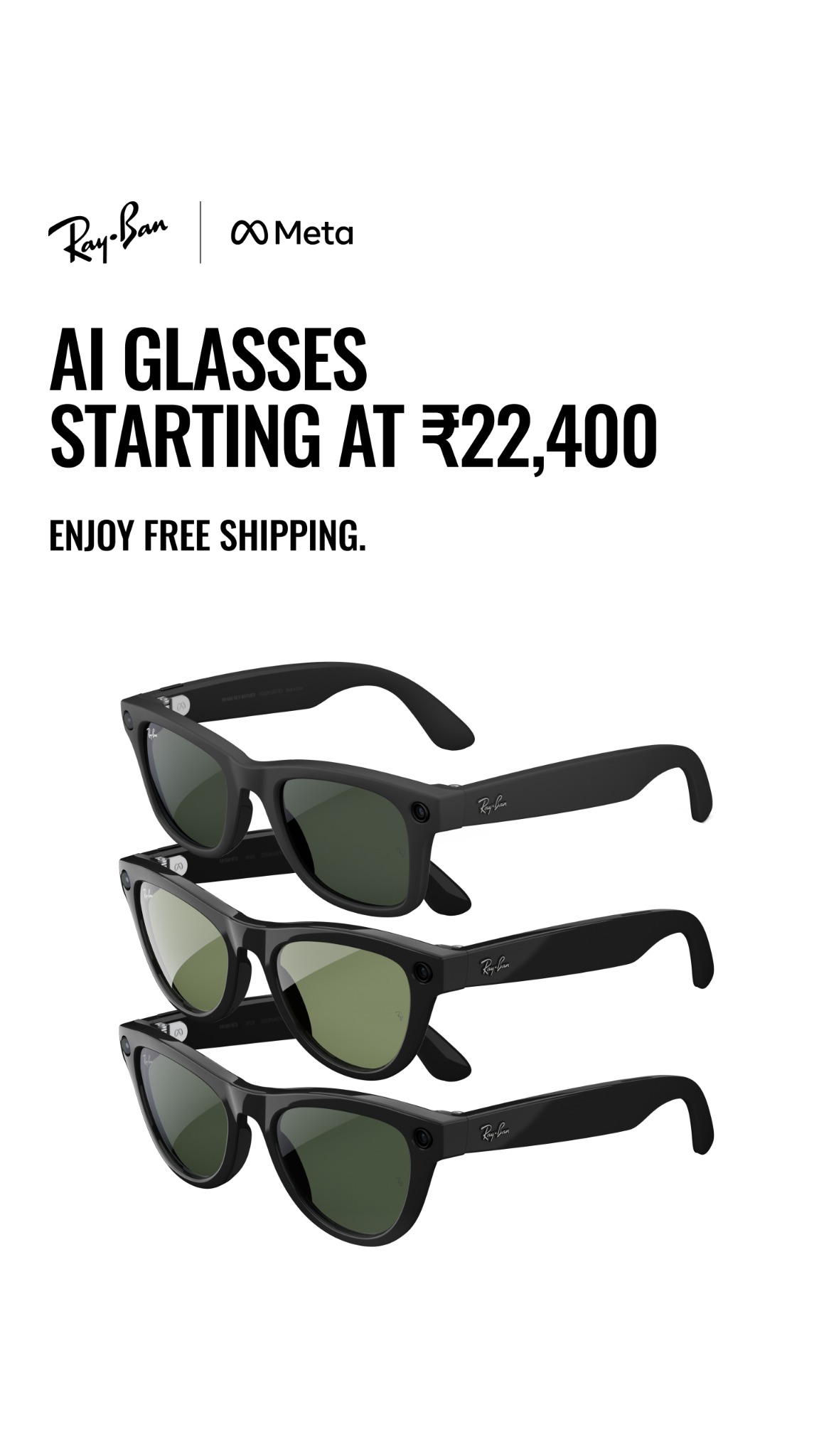 Ray-Ban Meta Facebook ad