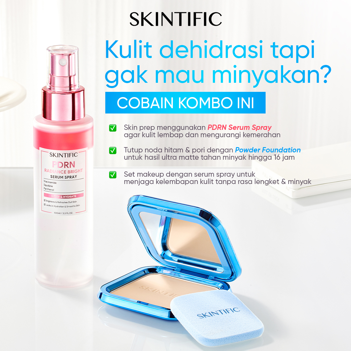 Skintific Outlet Facebook ad: 𝗨𝗹𝘁𝗿𝗮 𝗖𝗼𝘃𝗲𝗿 𝗣𝗼𝘄𝗱𝗲𝗿 𝗙𝗼𝘂𝗻𝗱𝗮𝘁𝗶𝗼𝗻